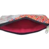 Fancy Pink & Red Hand Pouch with Corner Patch – Elegant & Practical