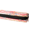 Eco-Friendly Silver & Red Pencil Pouch – Handcrafted & Sustainable